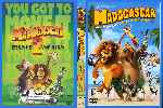 cartula dvd de Madagascar 1 Y 2 - Custom