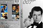 carátula dvd de 007 James Bond Coleccion - Pierce Brosnan - Custom - V3