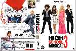 carátula dvd de High School Musical 3 - Fin De Curso - Custom - V3