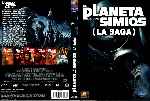 carátula dvd de El Planeta De Los Simios - La Saga - Custom