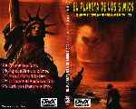 carátula dvd de El Planeta De Los Simios - La Saga - Custom - V2