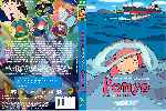 carátula dvd de Ponyo En El Acantilado - Custom