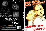 carátula dvd de Amor En Venta - Custom - V2