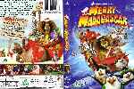 carátula dvd de Merry Madagascar - Custom