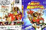 carátula dvd de Merry Madagascar - Custom - V2