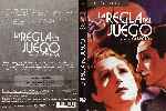 carátula dvd de La Regla Del Juego