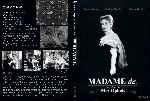 carátula dvd de Madame De - Custom - V2