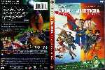 carátula dvd de Liga De La Justicia - Crisis En Dos Tierras - Custom