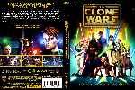 carátula dvd de Star Wars - The Clone Wars - Temporada 01 - Custom - V3