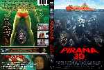 carátula dvd de Pirana 3d - Custom