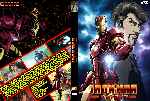 carátula dvd de Iron Man - 2010 - Custom - V3
