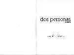 carátula dvd de Dos Personas - Inlay 02