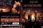 carátula dvd de La Saga Crepusculo - Amanecer - Parte 01 - Custom - V2