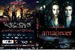 carátula dvd de La Saga Crepusculo - Amanecer - Parte 01 - Custom - V4