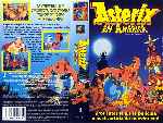 carátula vhs de Asterix En America
