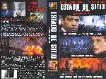 cartula vhs de Estado De Sitio - 1998