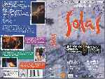 carátula vhs de Solas