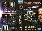 carátula vhs de Star Trek - La Nueva Generacion - Cadena De Mando