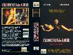 carátula vhs de Crimenes De Amor