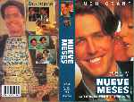 carátula vhs de Nueve Meses