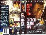 carátula vhs de Muerte Subita - 1995