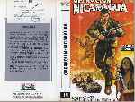 carátula vhs de Operacion Nicaragua