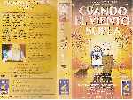 carátula vhs de Cuando El Viento Sopla - 1986