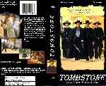 carátula vhs de Tombstone - La Leyenda De Wyatt Earp - Custom