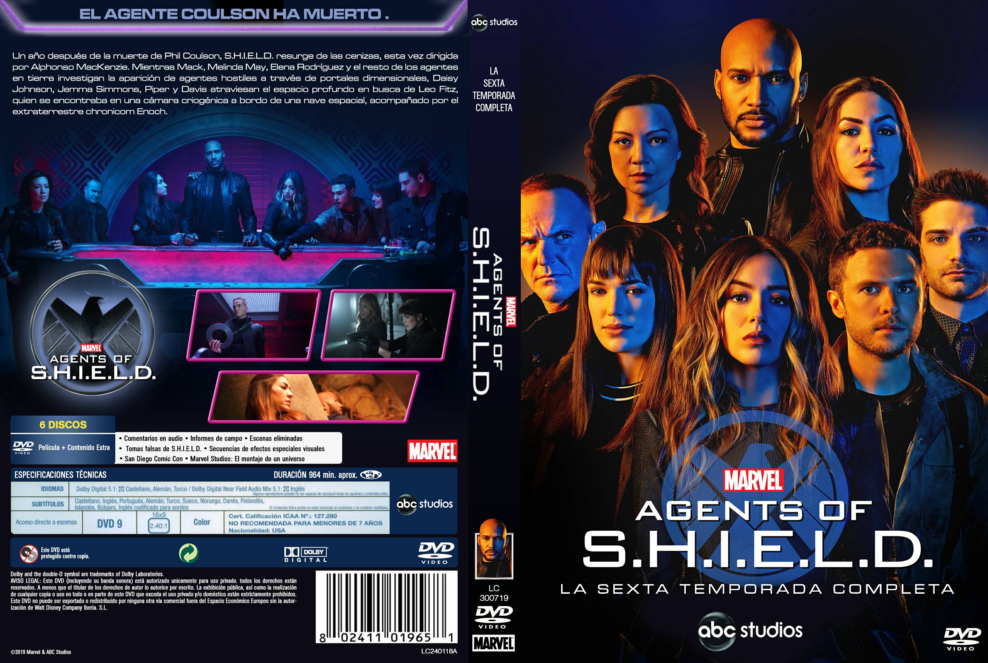 Dvd Les Agents Du Shield Saison 6 Agents Of Shield – Serie | Moviecaratulas