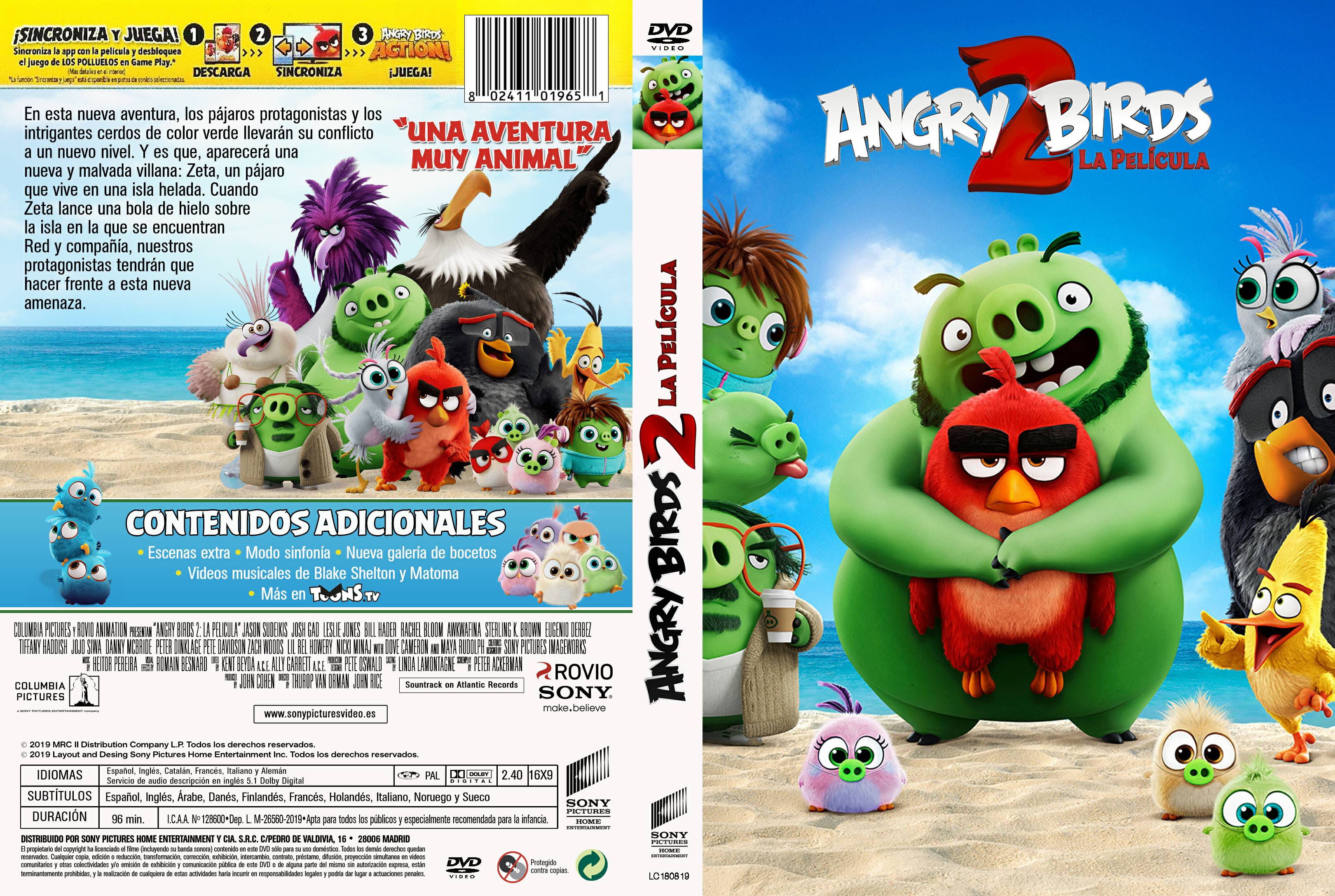Angry Birds Movie Dvd Cover