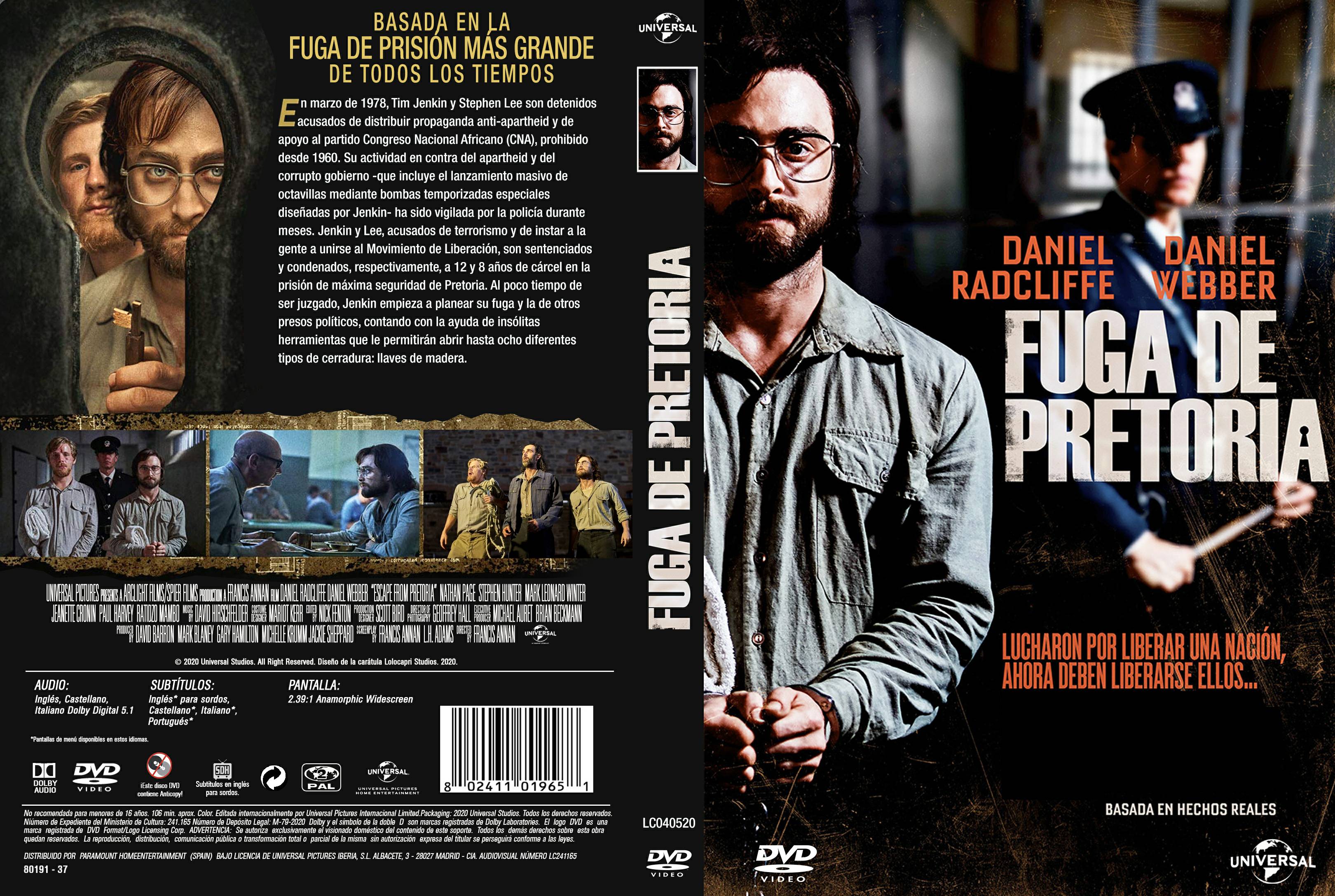 Les évadés De Pretoria Fuga de Pretoria (Escape from Pretoria) | Moviecaratulas