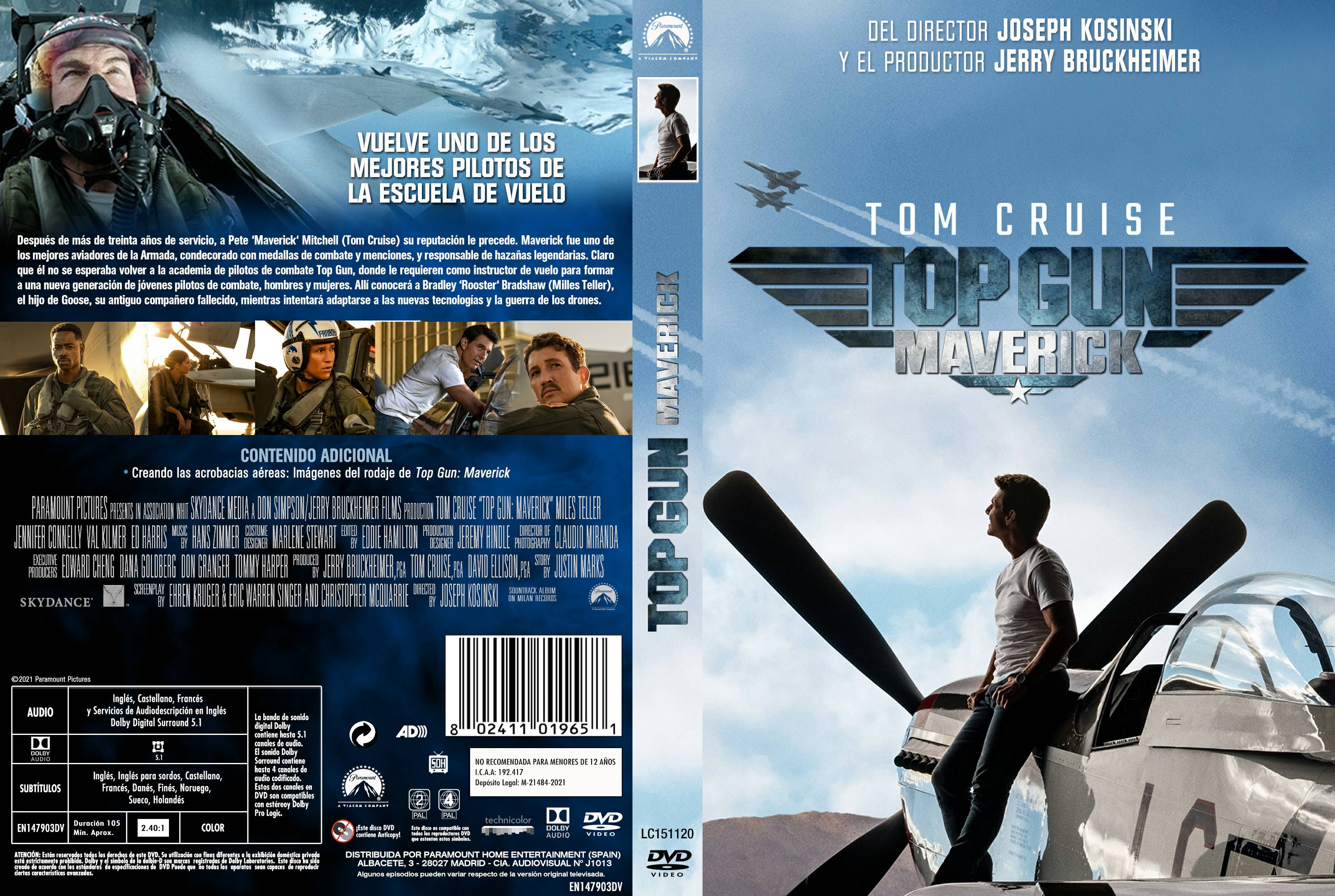 CARATULA Top Gun Maverick Custom Por Lolocapri dvd